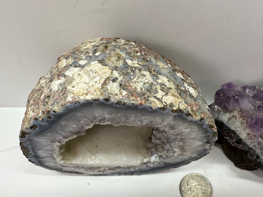 Just Added - Geode Half And Amethyst Geode Piece [Photo 8]