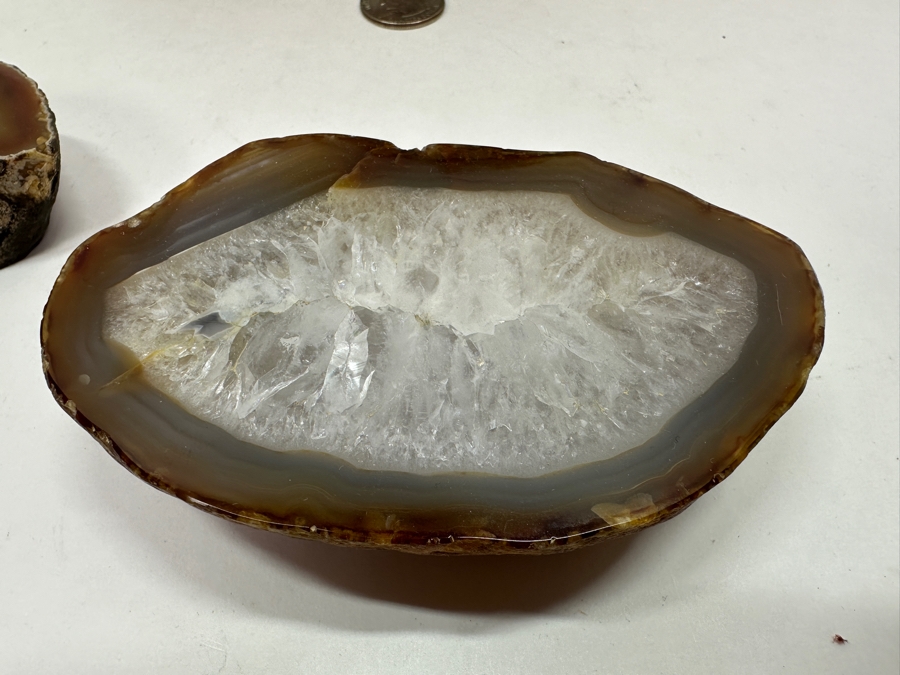 Just Added - Rainbow Calcite Specimen And (3) Geodes Pieces 3,650g [Photo 10]