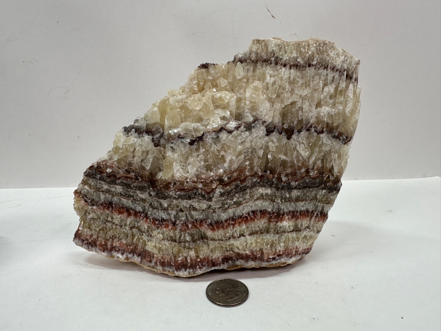 Just Added - Rainbow Calcite Specimen And (3) Geodes Pieces 3,650g [Photo 9]