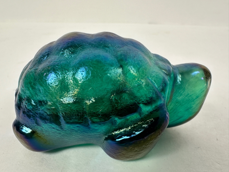 Just Added - (L) Robert Held Hand Made Art Glass Turtle Made In Canada And (R) Handmade Swedish Art Glass Turtle By Sea [Photo 6]