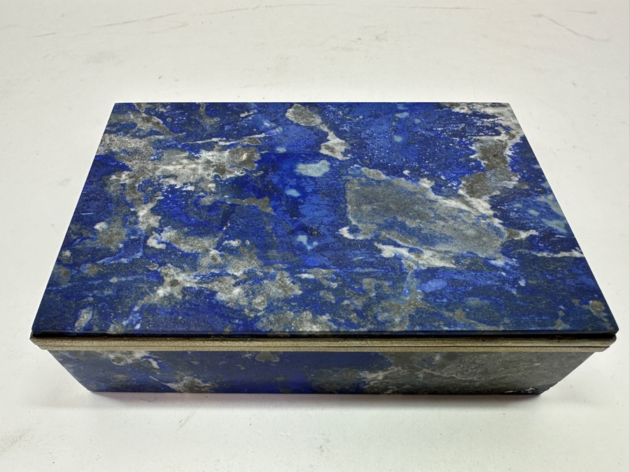 Just Added - Lapis Lazuli Box 5.75W X 4D X 1 5/8H [Photo 3]
