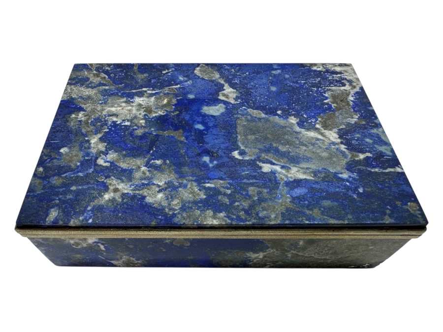 Just Added - Lapis Lazuli Box 5.75W X 4D X 1 5/8H [Photo 1]