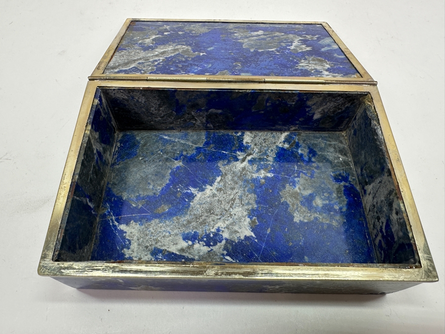 Just Added - Lapis Lazuli Box 5.75W X 4D X 1 5/8H [Photo 8]