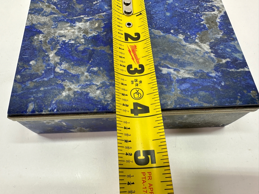 Just Added - Lapis Lazuli Box 5.75W X 4D X 1 5/8H [Photo 10]