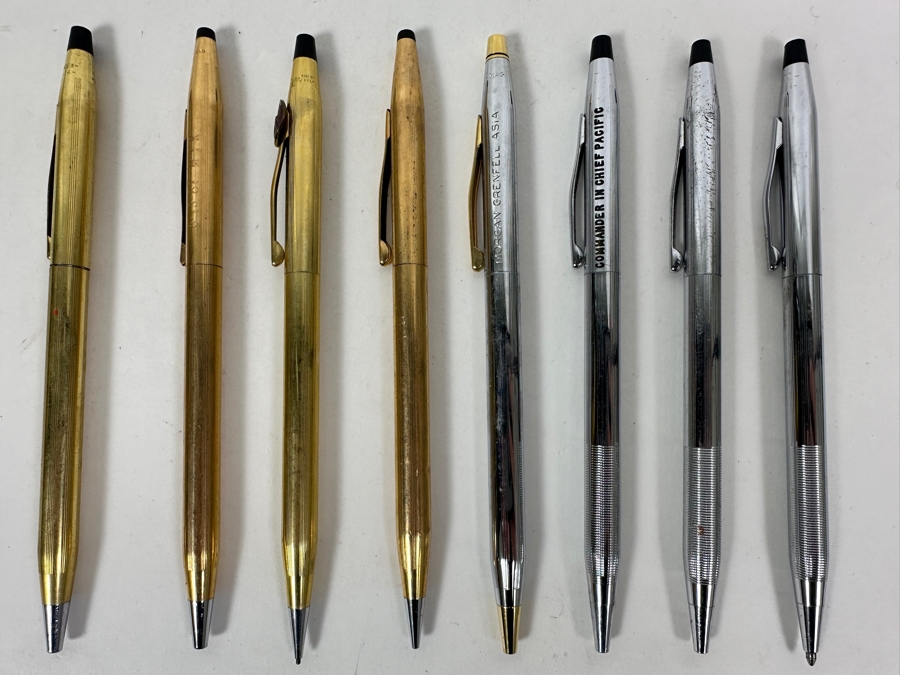 Just Added - Collection Of Eight Cross Pens & Mechanical Pencils [Photo 2]
