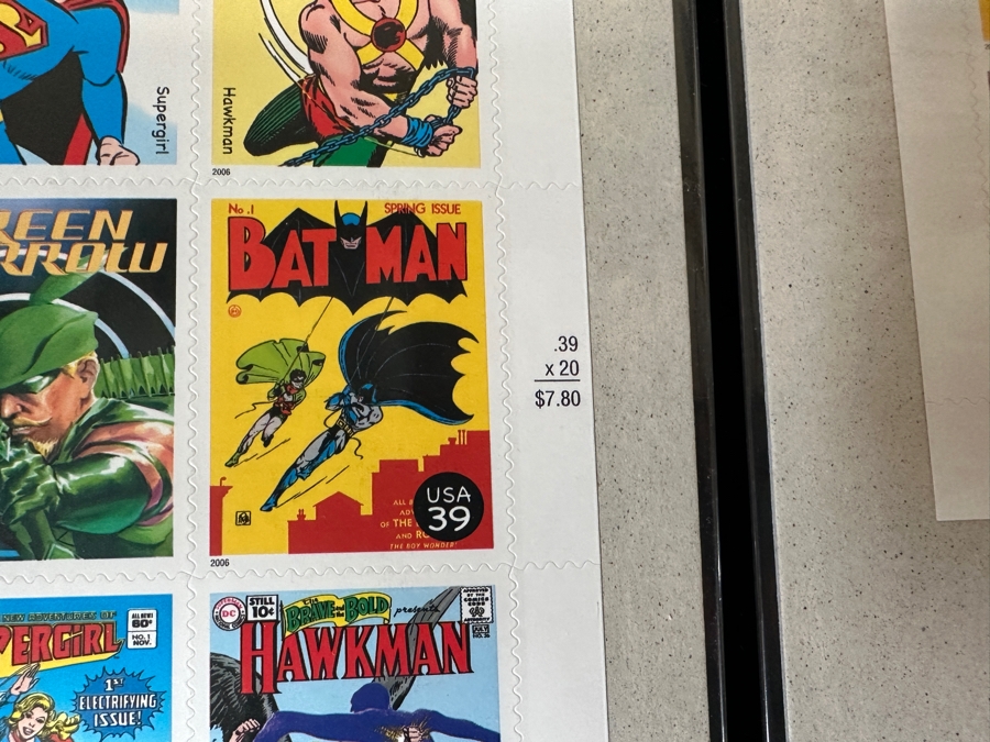 Just Added - US Mint Postage Stamps: (4) Super Heroes, (2) Dr. Seuss & (2) Jim Henson $54.14 Postage Value [Photo 4]