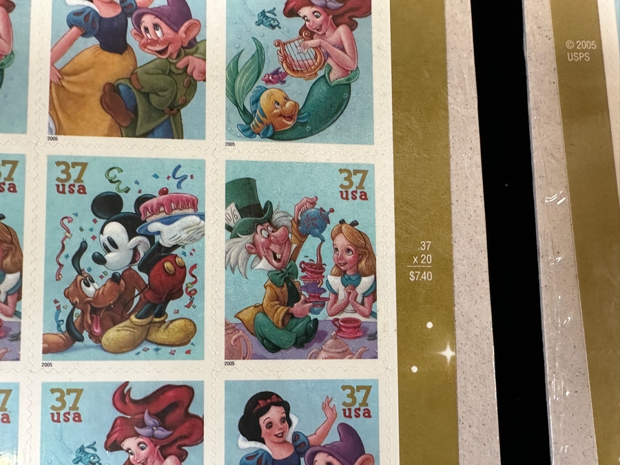 Just Added - US Mint Postage Stamps The Art Of Disney $61.60 Postage Value [Photo 6]