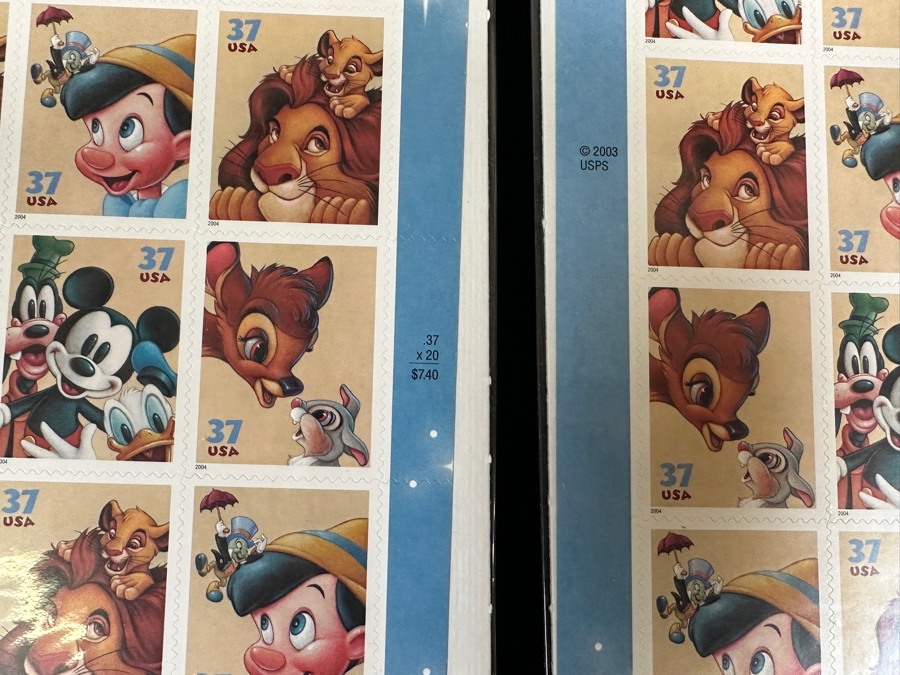 Just Added - US Mint Postage Stamps The Art Of Disney $61.60 Postage Value [Photo 4]