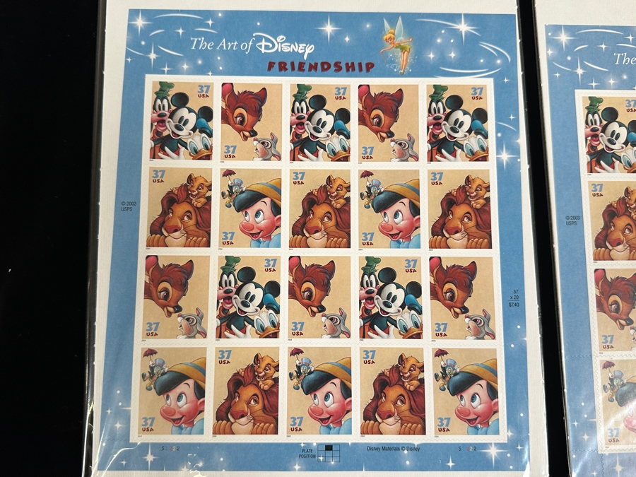 Just Added - US Mint Postage Stamps The Art Of Disney $61.60 Postage Value [Photo 3]