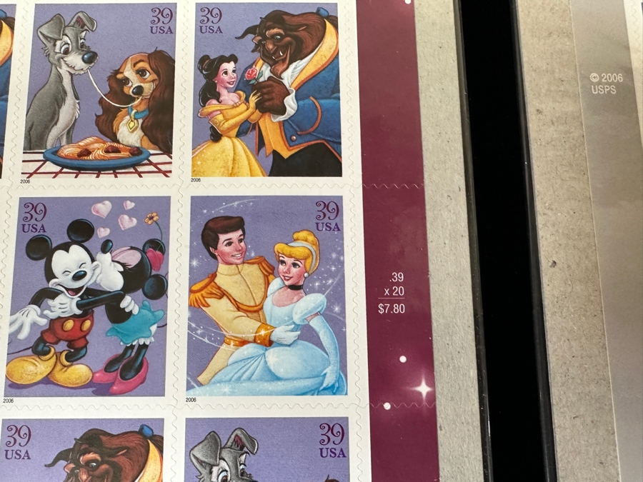 Just Added - US Mint Postage Stamps The Art Of Disney $61.60 Postage Value [Photo 10]