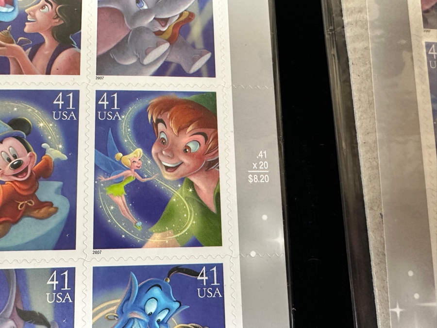 Just Added - US Mint Postage Stamps The Art Of Disney $61.60 Postage Value [Photo 8]