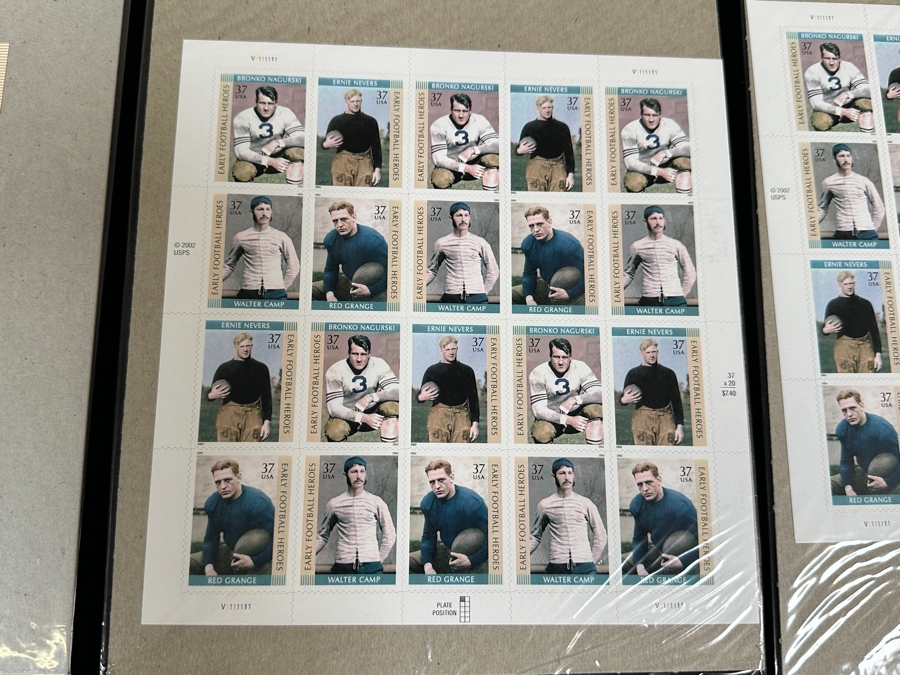 Just Added - US Mint Postage Stamps: (2) Baseball Sluggers, (2) Legends Of Baseball, (2) Baseball's Legendary Playing Fields & (2) Early Football Heroes $57.20 Postage Value [Photo 13]