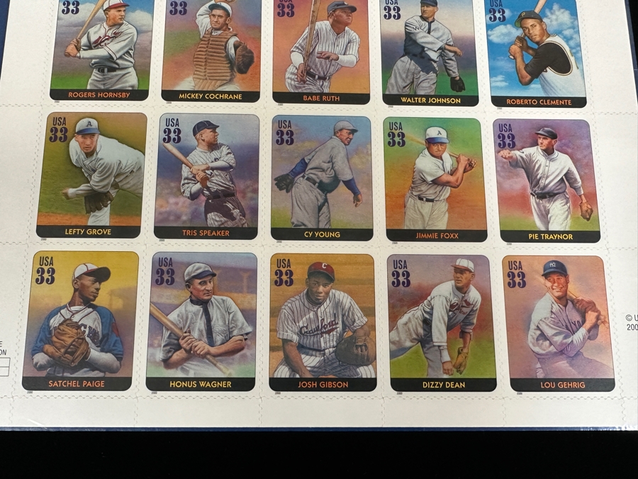 Just Added - US Mint Postage Stamps: (2) Baseball Sluggers, (2) Legends Of Baseball, (2) Baseball's Legendary Playing Fields & (2) Early Football Heroes $57.20 Postage Value [Photo 9]