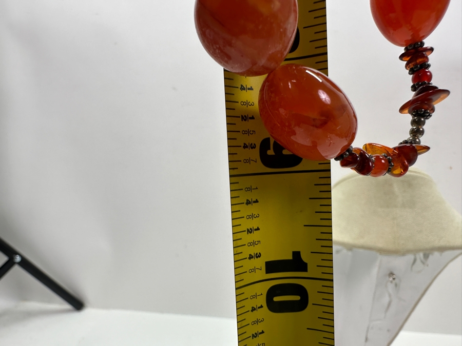 Just Added - Carnelian Beaded 18' Necklace [Photo 7]