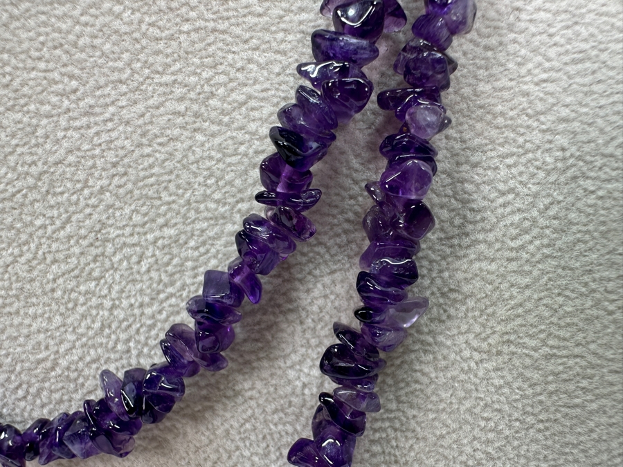 Just Added - Amethyst Beaded 36' Necklace [Photo 3]