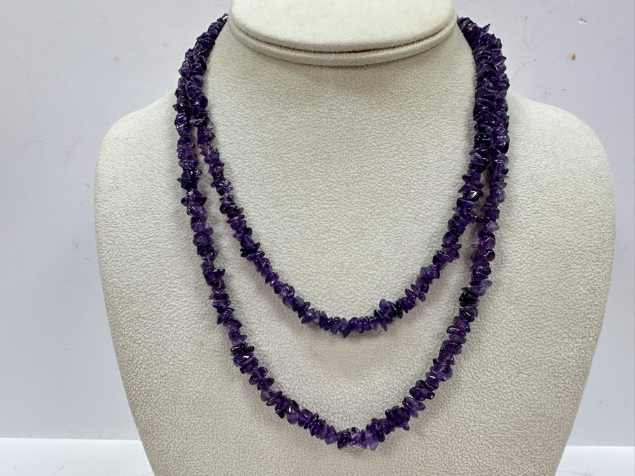 Just Added - Amethyst Beaded 36' Necklace [Photo 2]