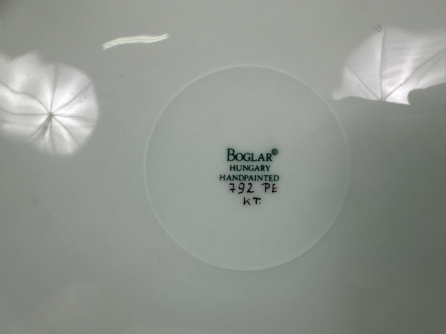 Just Added - Boglar Hungary Hand Painted Reticulated Plate 10.5W [Photo 5]