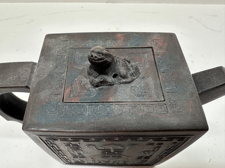Just Added - Vintage Chinese Yixing Teapot 5.25W X 3.5H [Photo 5]
