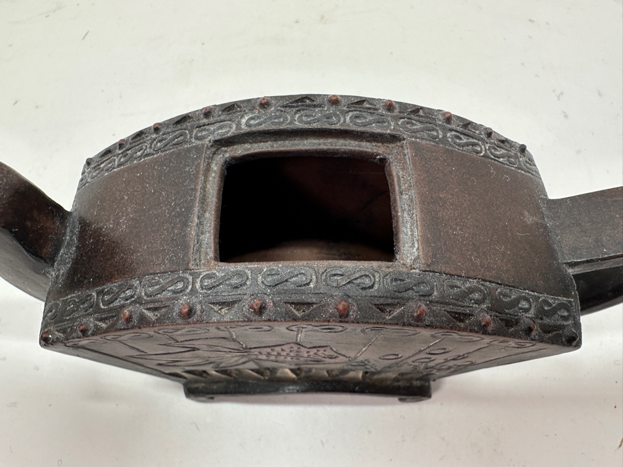 Just Added - Vintage Chinese Yixing Teapot 6.5W X 3.25H [Photo 7]