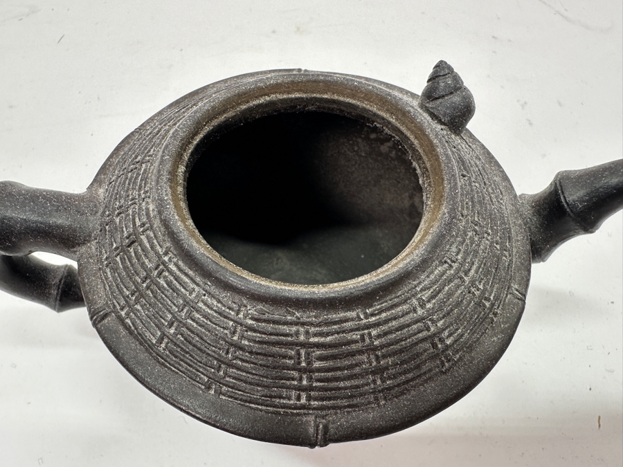 Just Added - Vintage Chinese Yixing Teapot 5.5W X 3H [Photo 8]