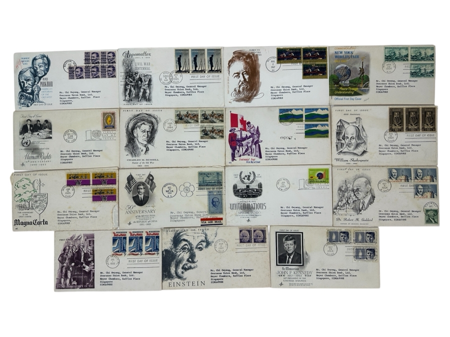 Just Added - Vintage 1960s First Day Covers Stamps [Photo 1]