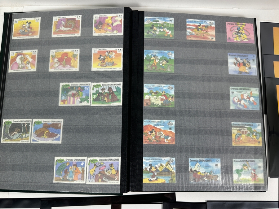 Just Added - Large Collection Of Mint Walt Disney Postage Stamps - See Photos For Stamps In Book [Photo 11]