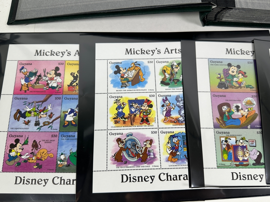 Just Added - Large Collection Of Mint Walt Disney Postage Stamps - See Photos For Stamps In Book [Photo 6]
