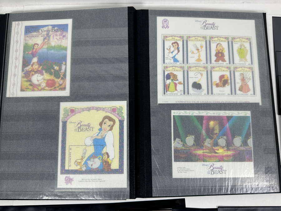 Just Added - Large Collection Of Mint Walt Disney Postage Stamps - See Photos For Stamps In Book [Photo 17]