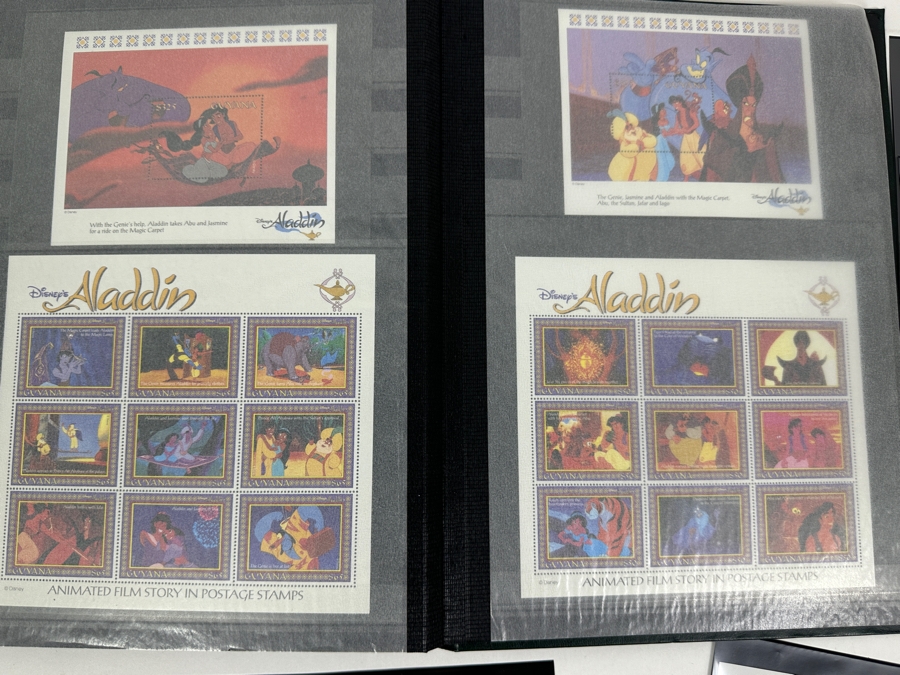 Just Added - Large Collection Of Mint Walt Disney Postage Stamps - See Photos For Stamps In Book [Photo 23]