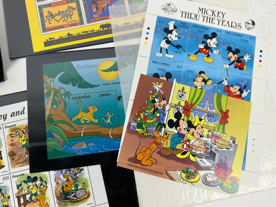 Just Added - Large Collection Of Mint Walt Disney Postage Stamps - See Photos For Stamps In Book [Photo 4]