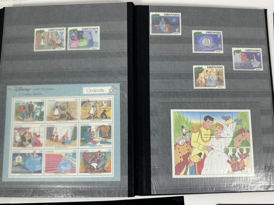 Just Added - Large Collection Of Mint Walt Disney Postage Stamps - See Photos For Stamps In Book [Photo 18]