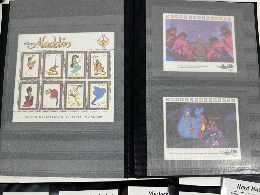 Just Added - Large Collection Of Mint Walt Disney Postage Stamps - See Photos For Stamps In Book [Photo 22]