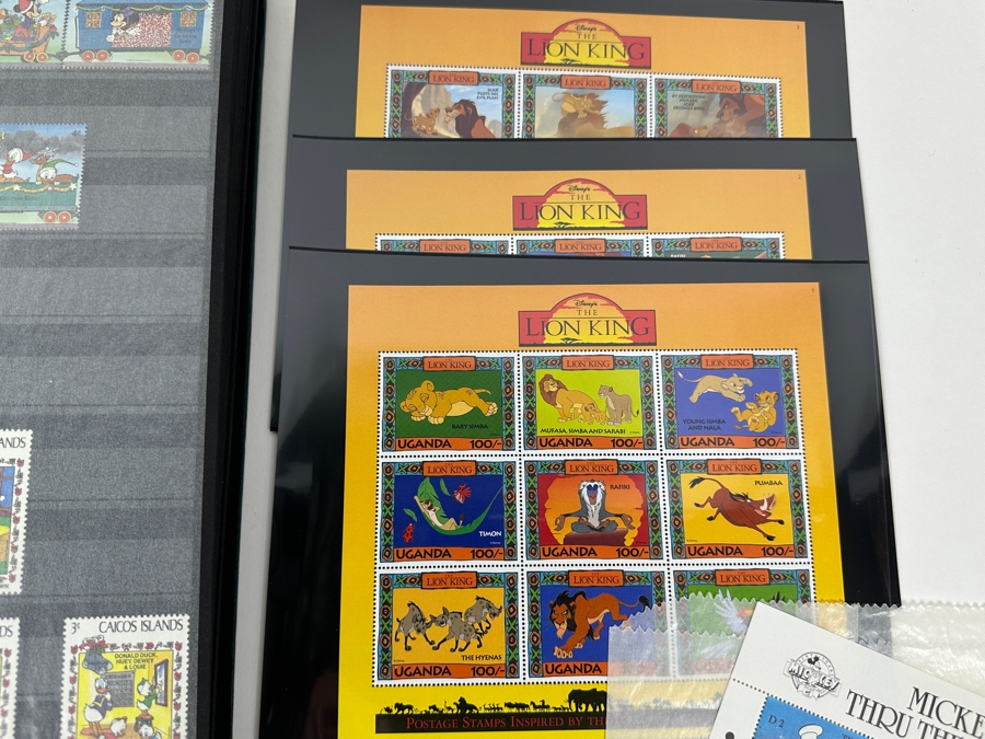 Just Added - Large Collection Of Mint Walt Disney Postage Stamps - See Photos For Stamps In Book [Photo 3]