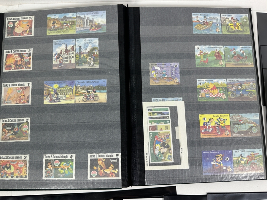 Just Added - Large Collection Of Mint Walt Disney Postage Stamps - See Photos For Stamps In Book [Photo 15]