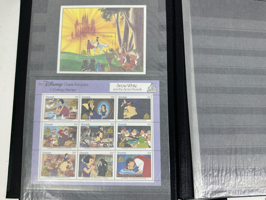 Just Added - Large Collection Of Mint Walt Disney Postage Stamps - See Photos For Stamps In Book [Photo 21]