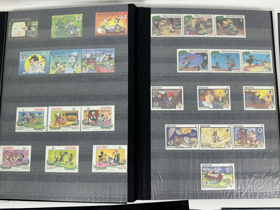 Just Added - Large Collection Of Mint Walt Disney Postage Stamps - See Photos For Stamps In Book [Photo 14]