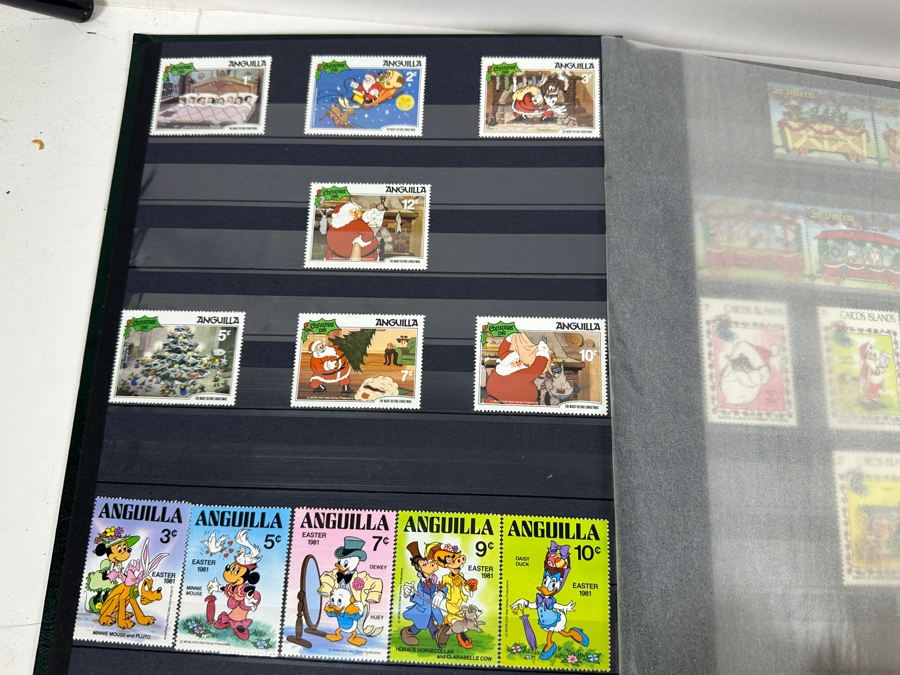 Just Added - Large Collection Of Mint Walt Disney Postage Stamps - See Photos For Stamps In Book [Photo 7]