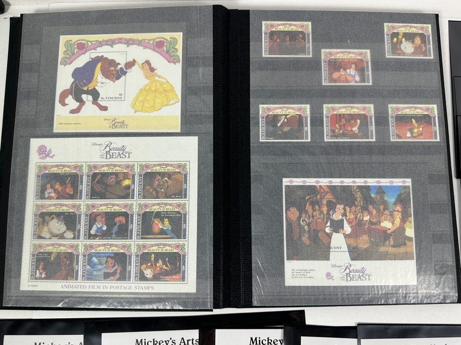 Just Added - Large Collection Of Mint Walt Disney Postage Stamps - See Photos For Stamps In Book [Photo 16]