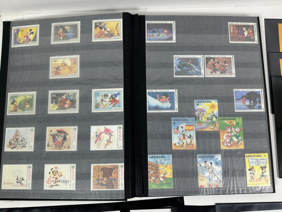 Just Added - Large Collection Of Mint Walt Disney Postage Stamps - See Photos For Stamps In Book [Photo 13]