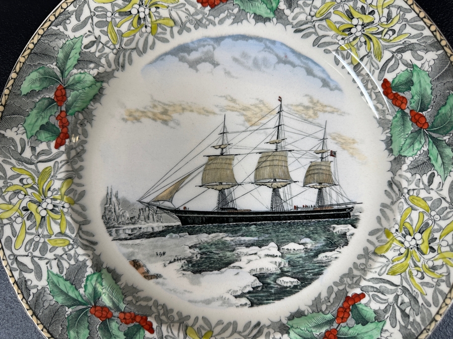 Set Of Six Limited Edition Currier Colored Engravings Plates By Adams England For B. Altman & Co. New York City 10 5/8'W [Photo 3]