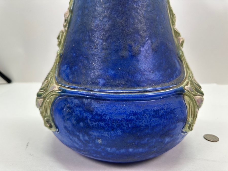 Stunning Julius Dressler Art Nouveau Austrian Tall Vase 24.25'H [Photo 6]