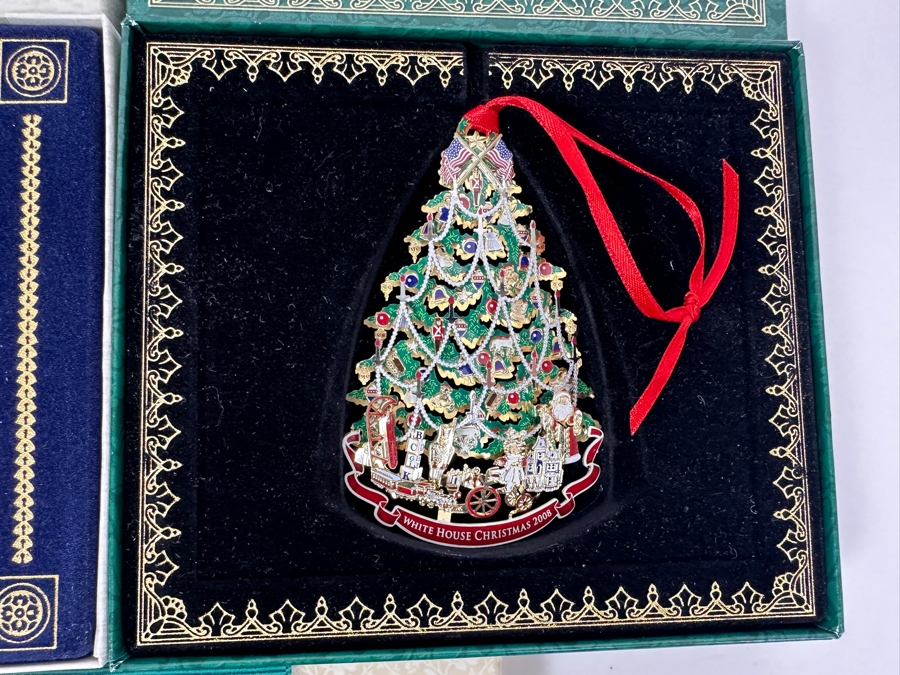 (5) The White House Historical Association Christmas Ornaments With Boxes [Photo 3]