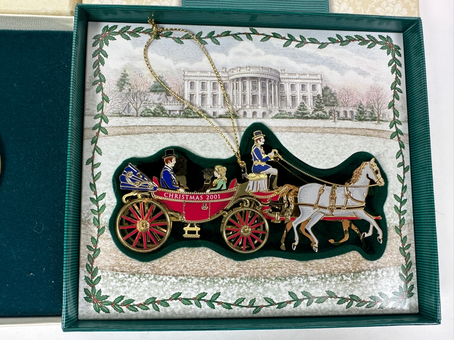 (5) The White House Historical Association Christmas Ornaments With Boxes [Photo 4]