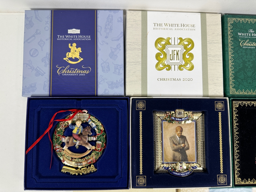 (5) The White House Historical Association Christmas Ornaments With Boxes [Photo 7]