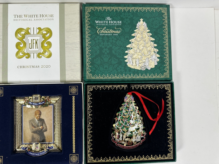 (5) The White House Historical Association Christmas Ornaments With Boxes [Photo 8]