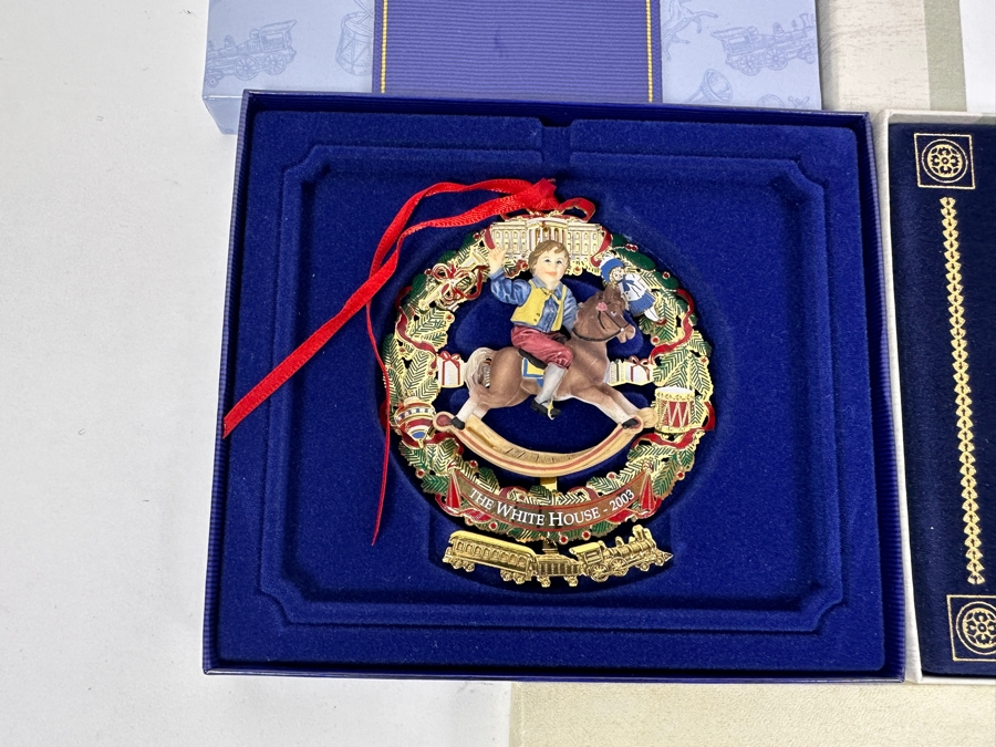 (5) The White House Historical Association Christmas Ornaments With Boxes [Photo 6]