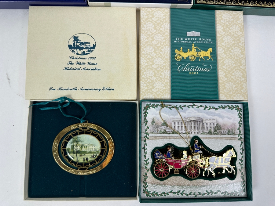 (5) The White House Historical Association Christmas Ornaments With Boxes [Photo 9]