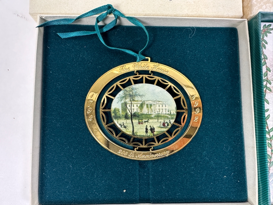 (5) The White House Historical Association Christmas Ornaments With Boxes [Photo 5]