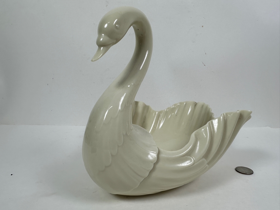 Vintage Lenox Swan Form Centerpiece Bowl 11'W X 8'H [Photo 5]