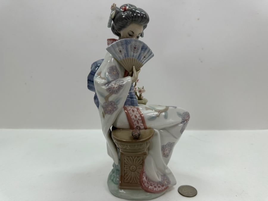 Lladro 'Nippon Lady' Porcelain Figurine #5327 9'H 1985-2001 [Photo 7]